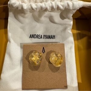 Andrea Iyamah Kryso Earrings in Gold